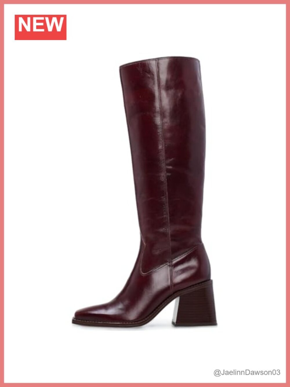 Square Toe Knee High Chunky Heel Boots Wide Calf Suede